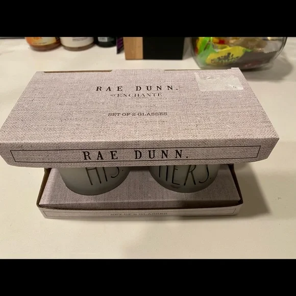 ⭐️HOST PICK⭐️ NWT His & Hers set of 2 Glasses - Picture 4 of 4